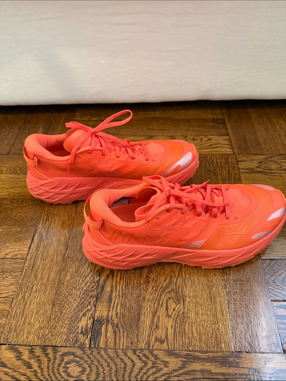 Hoka Women's orange women’s sz 10